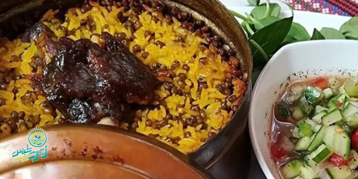 طرز تهیه ماش پلو با شوید خشک