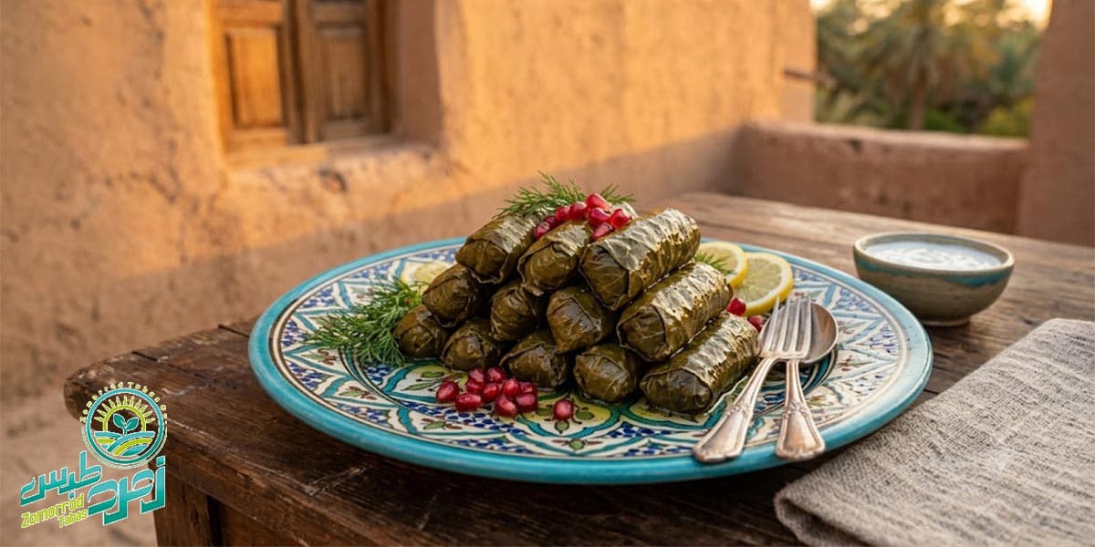 طرز تهیه دلمه برگ مو